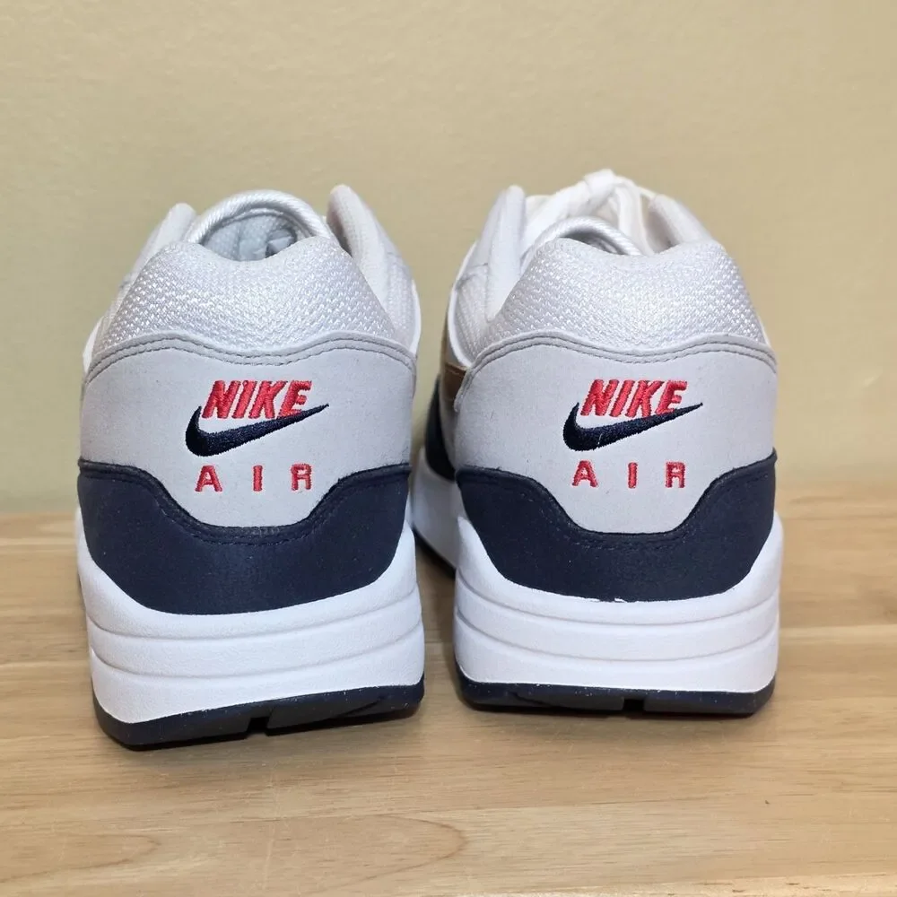 Nike Air Max 1 Olympic Blue White Gold Grey HM9604-400 Men's Size 10